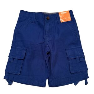 Gymboree Blue Cargo Shorts with Drawstring Hem